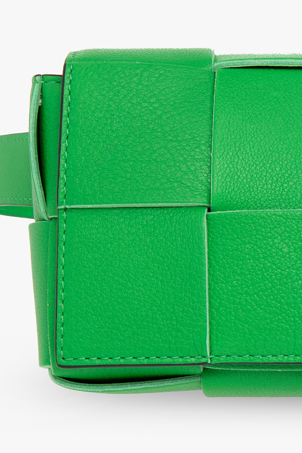 Green 'Cassette Mini' belt bag Bottega Veneta
